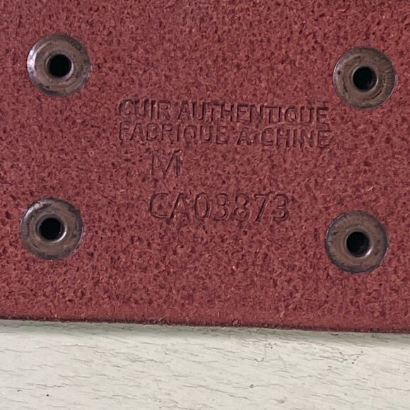 American Eagle size M brown leather belt. - Picture 4 of 11